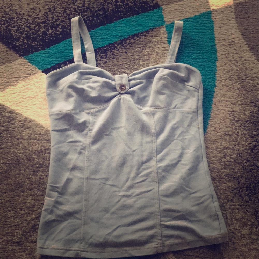 Cute blue summer top